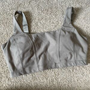 Sports bra padded,size small, mono b brand, tan/cream color